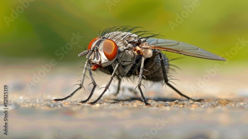 Fly Buzzing in Mid-Air with Rapid Direction Changes and Wide-Field Vision: Showcasing Its Survival Skills and Ecosystem Role in Decomposing Organic Matter