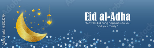 Vector illustration of Eid al Adha social media feed template