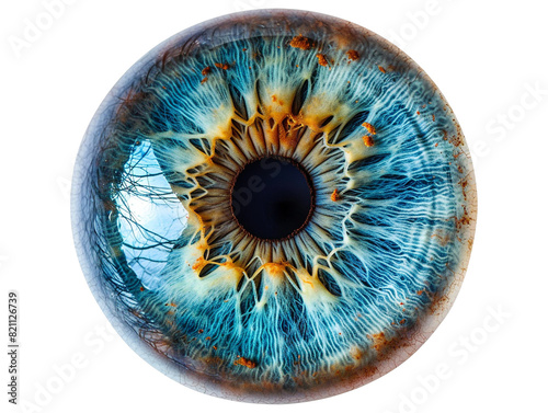 Isolated eyeball