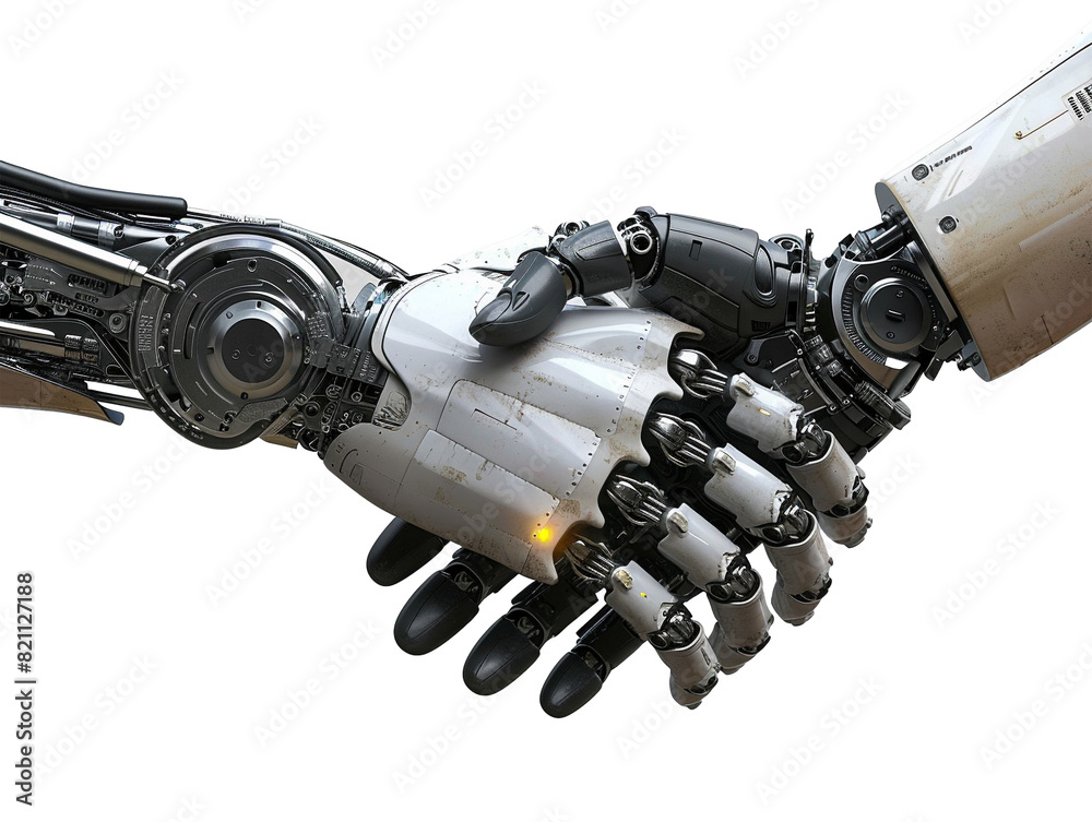 Hand shaking robots Hand shaking robots