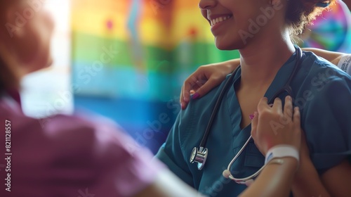 A transgender person receiving genderaffirming care