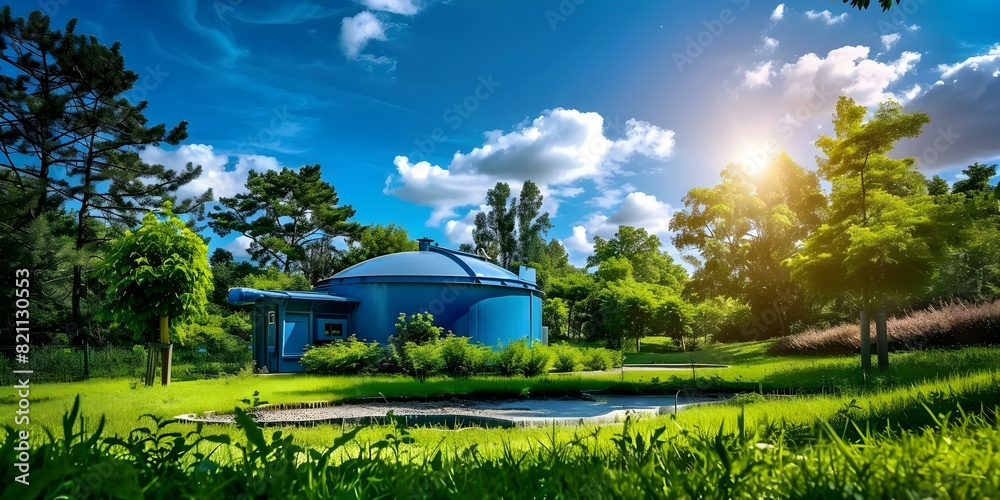 Storing Green Energy Biogas Tanks Utilizing Anaerobic Digestion for