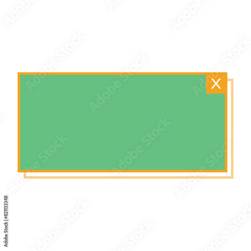 text box rectangle frame

