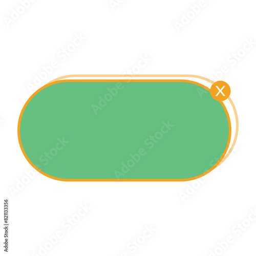 text box round frame
