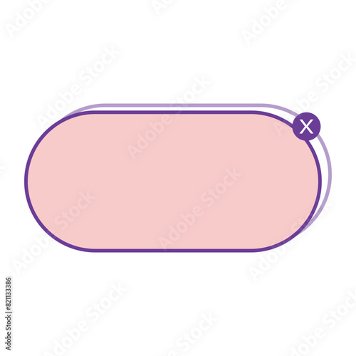 text box round frame
