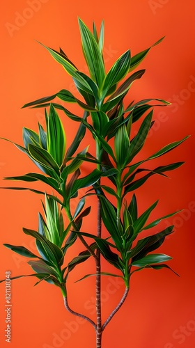 A plant growing in pot on table