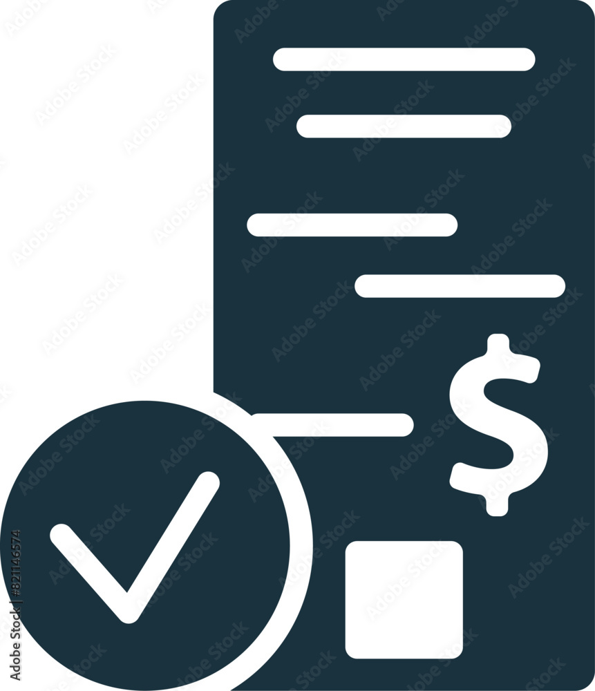 Invoicing icon. Monochrome simple Virtual Assistant icon for templates, web design and infographics Invoicing icon. Monochrome simple Virtual Assistant icon for templates, web design and infographics