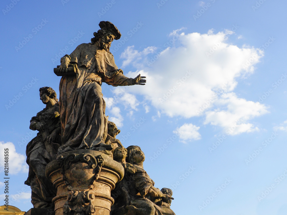 Statue of St Ivo Kermartin, Charles Bridge. Statue of St Ivo Kermartin, Charles Bridge.