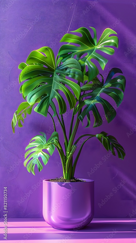 A plant in pot on table A plant in pot on table