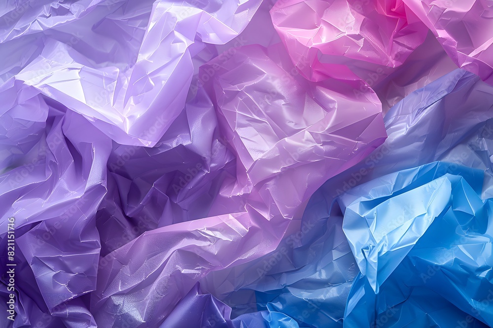 Close-up of purple and blue tissue paper Close-up of purple and blue tissue paper