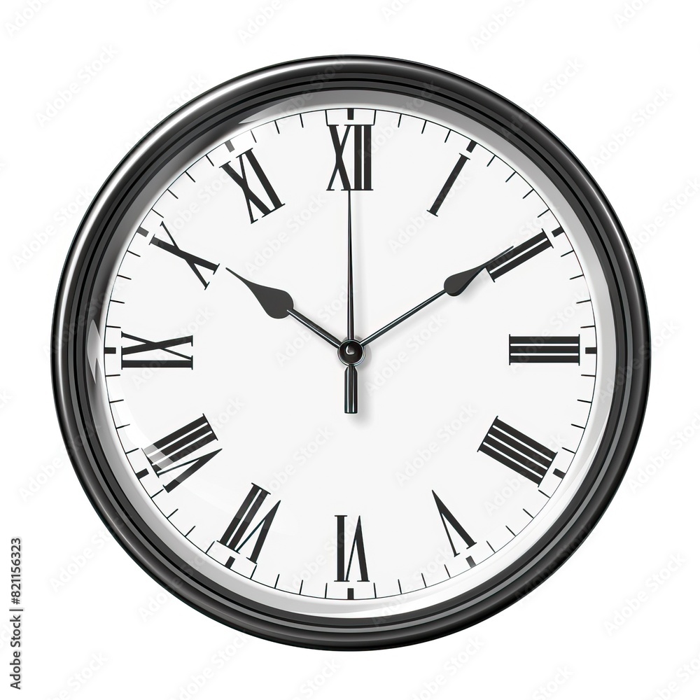 Clock face blank isolated on white background. Vector clock hands Clock face blank isolated on white background. Vector clock hands