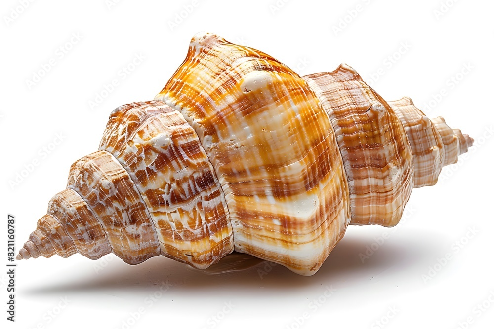 A large shell sitting on a white surface A large shell sitting on a white surface