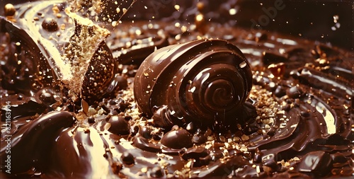Close up of chocolate