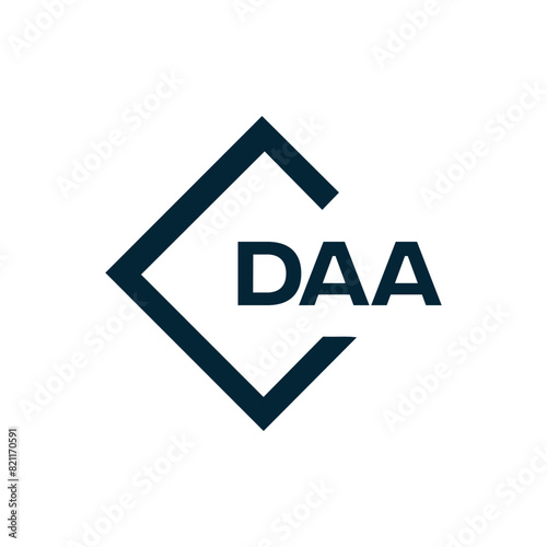 DAA logo. D A A design. White DAA letter. DAA, D A A letter logo design. D A A letter logo design in FIVE, FOUR, THREE, style. letter logo set in one artboard. D A A letter logo vector design.	
