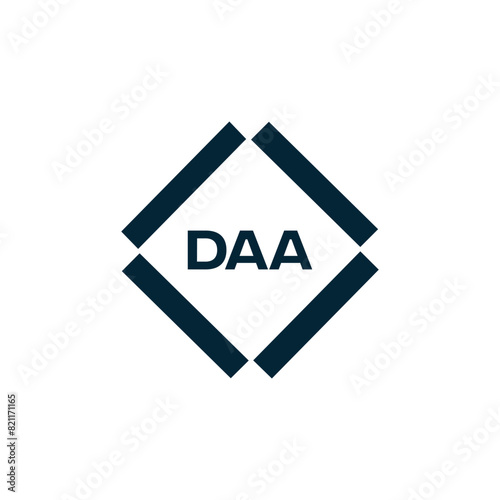 DAA logo. D A A design. White DAA letter. DAA, D A A letter logo design. D A A letter logo design in FIVE, FOUR, THREE, style. letter logo set in one artboard. D A A letter logo vector design.	
