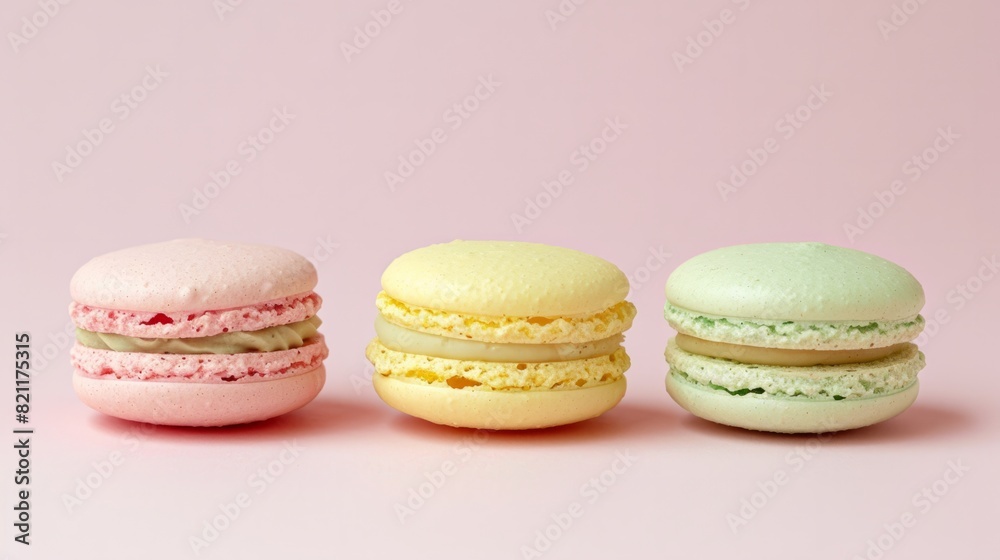 simple, neutral background to highlight the vibrant colors of the macarons generative ai simple, neutral background to highlight the vibrant colors of the macarons generative ai