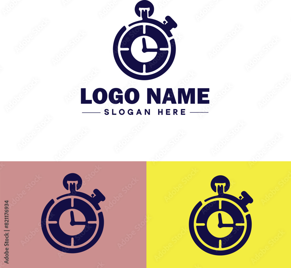 stopwatch icon Timer Chronometer Stopwatch timer flat logo sign symbol editable vector stopwatch icon Timer Chronometer Stopwatch timer flat logo sign symbol editable vector