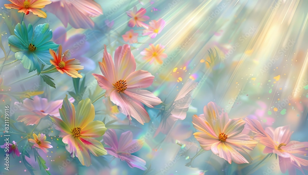 Dreamy Pastel Daisy Blossoms Dreamy Pastel Daisy Blossoms