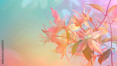 Soft Pastel Floral Composition
