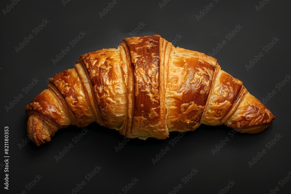 Savory croissant delicacy. Enticing visuals for advertising Savory croissant delicacy. Enticing visuals for advertising