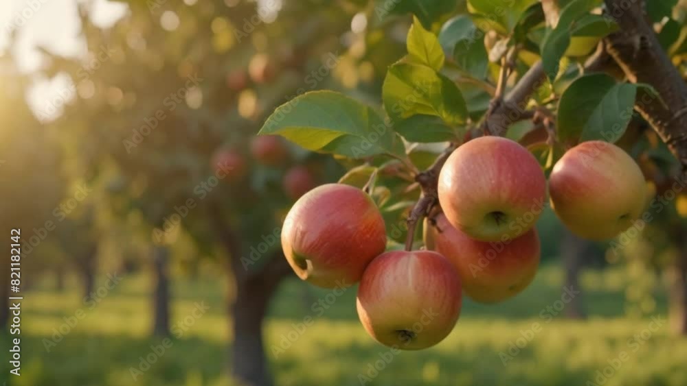 apples in a large garden apples in a large garden