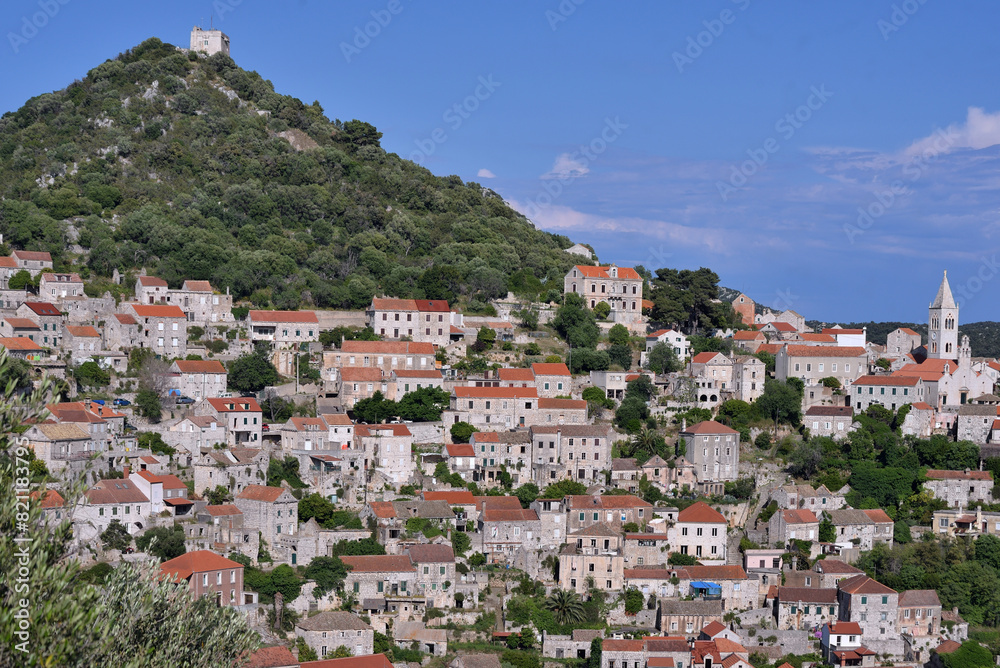Fototapeta premium THE ISLAND OF LASTOVO IN THE ADRIATIC SEA IN CROATIA.