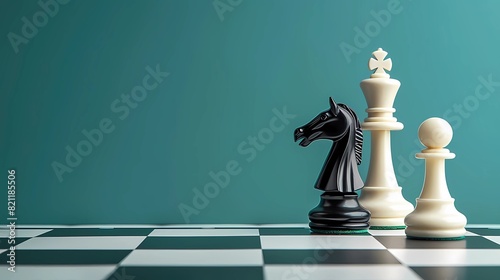 chess pieces on the board 