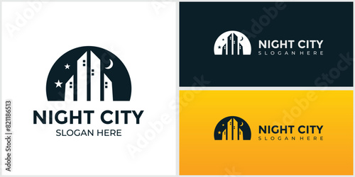 silhouette of City Scene Illustration of Buildings and City