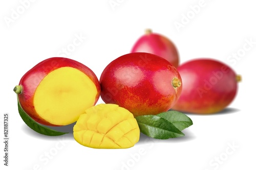 Fresh sweet ripe mango fruit