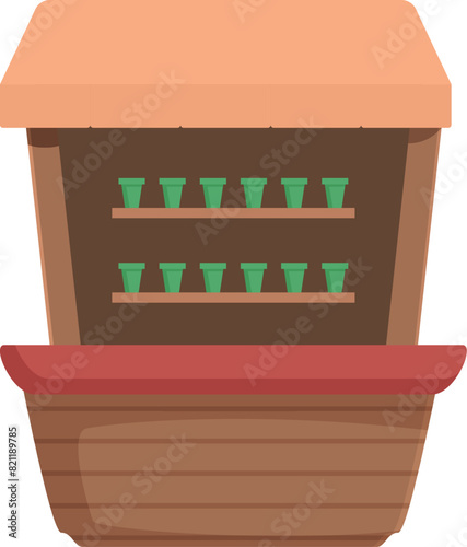 Vector illustration of a colorful beehive, ideal for educational and design purposes