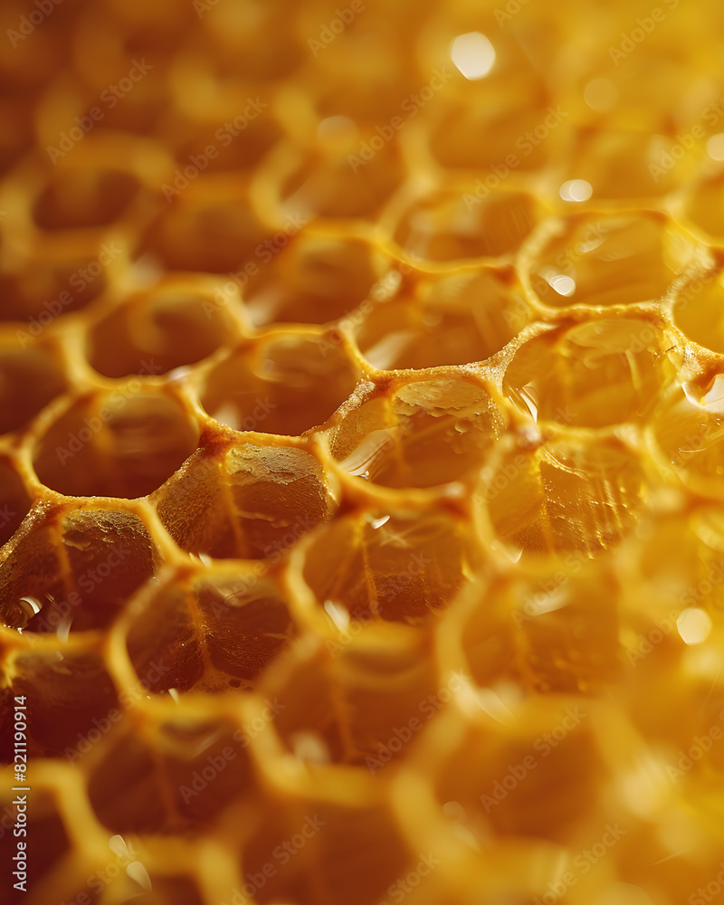 A close up of a honeycomb with a honeycomb pattern A close up of a honeycomb with a honeycomb pattern
