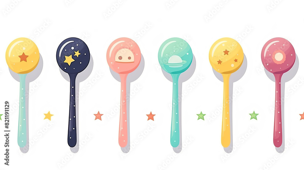 spoon isolated against a stark white background
