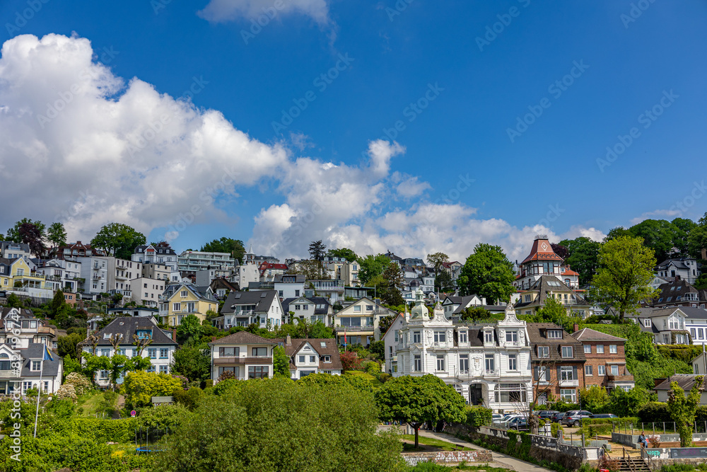 Obraz premium Blankenese bei Hamburg an der Elbe