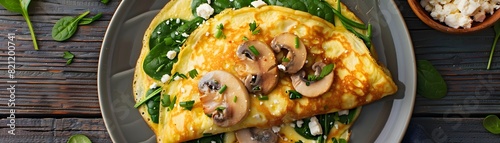 Hearty Spinach Mushroom and...