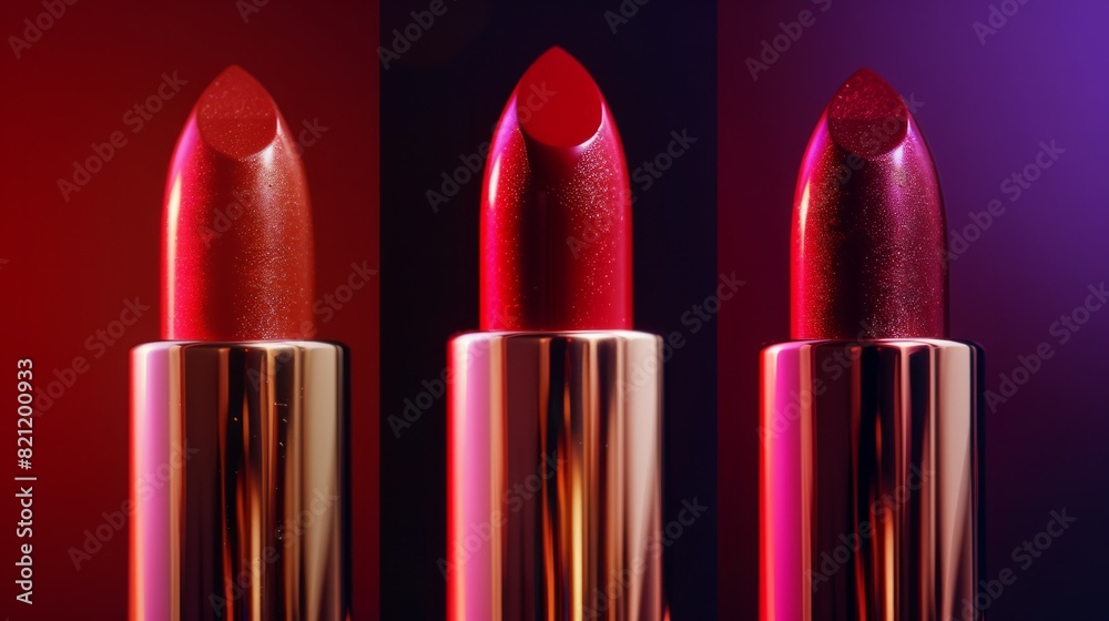 Obraz premium lipsticks from all angles. generative ai