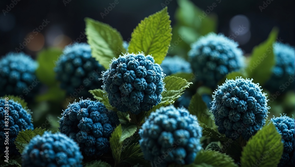 A light blue raspberry with lime green leaves depicted in an 8 bit retro pixel art style. A light blue raspberry with lime green leaves depicted in an 8 bit retro pixel art style.