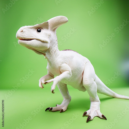 Baby Dinosaur Photography in Studio with Chromakey Background