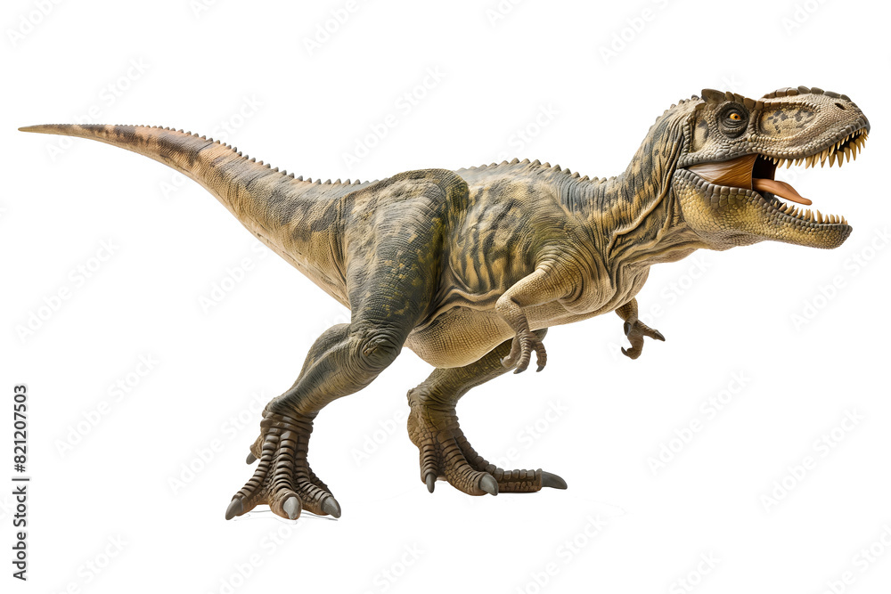 Naklejka premium Dinosaur as an illustration isolated on transparent background.