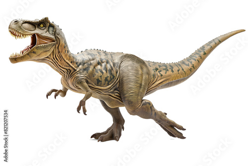 Dinosaur as an illustration isolated on transparent background.