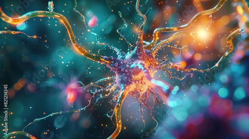 Closeup of a neuron synapse © Fay Melronna 