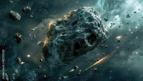 Asteroid Impact Explosion photo