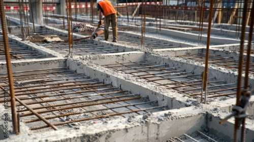 a precaste concrete constructuring photo