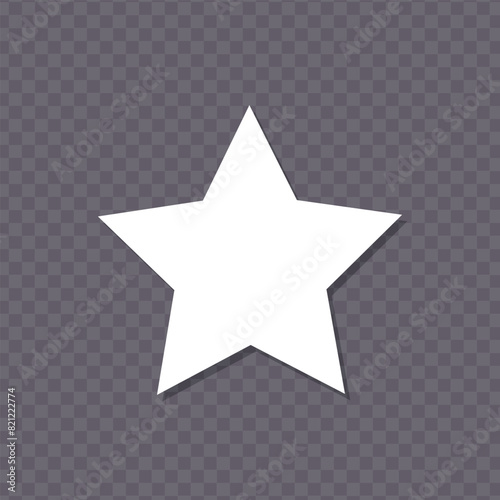 Star icon collection. Twinkling stars symbols in white design. Vector SVG illustration. Design elements. isolated png transparent background