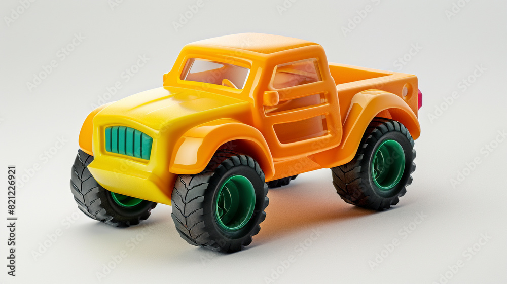 Isometric 3D icon of Toy Story car, animation, entertainment, design Isometric 3D icon of Toy Story car, animation, entertainment, design