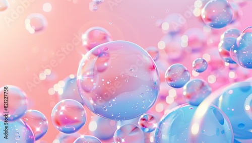 Soft Pastel Bubble Background