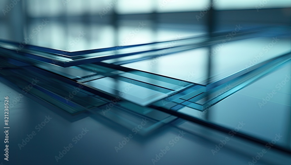 Obraz premium Layered Glass Structure