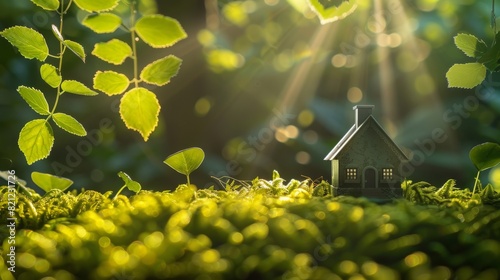 A Miniature House Among Greenery photo