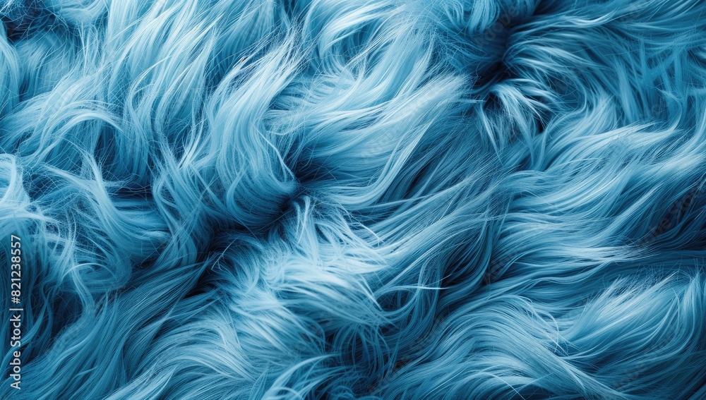 Close-up of Luxurious Blue Fur Texture Close-up of Luxurious Blue Fur Texture