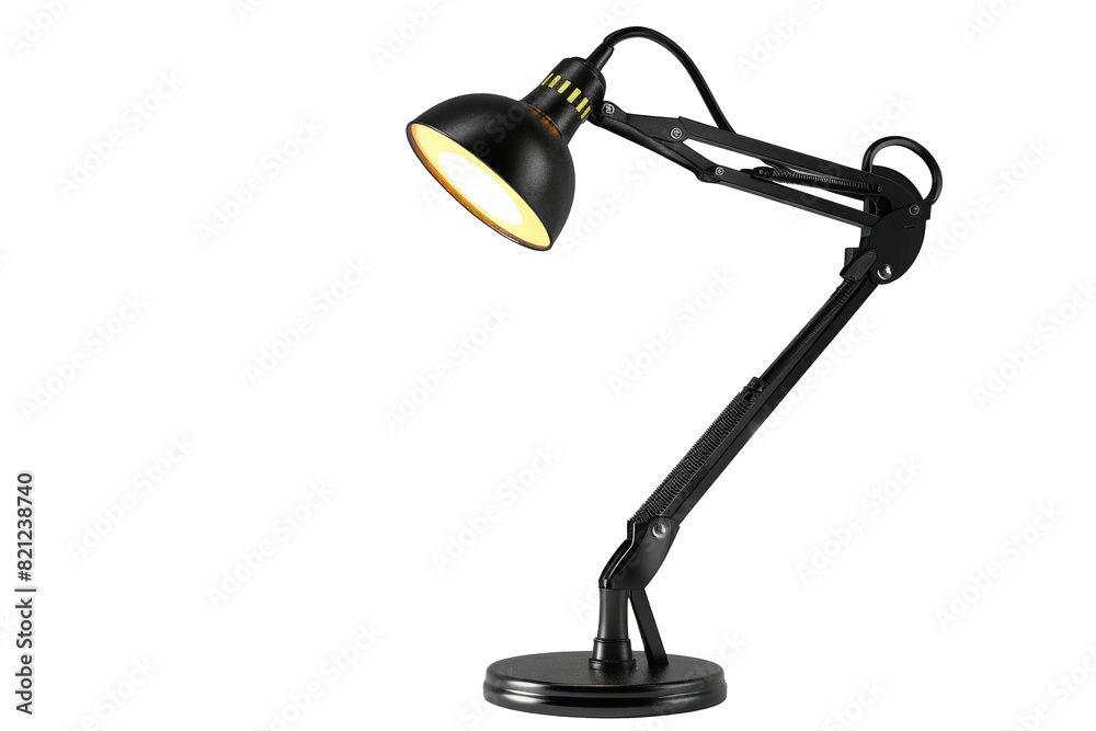 Adjustable Black Desk Lamp Isolated Adjustable Black Desk Lamp Isolated