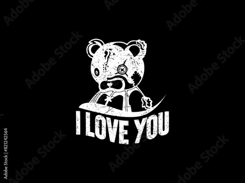 Teddy bear design t shirt